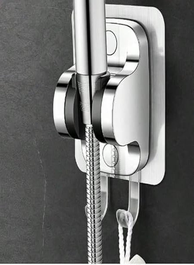 GORINICS Adhesive Adjustable Shower Head Holder Wall Mount Bracket Hand Shower Holder for Bathroom and Toilet Nail and Screw Free, no Drill Needed for Shower Holder Wall Mount Shower Bracket (1) - Image 4
